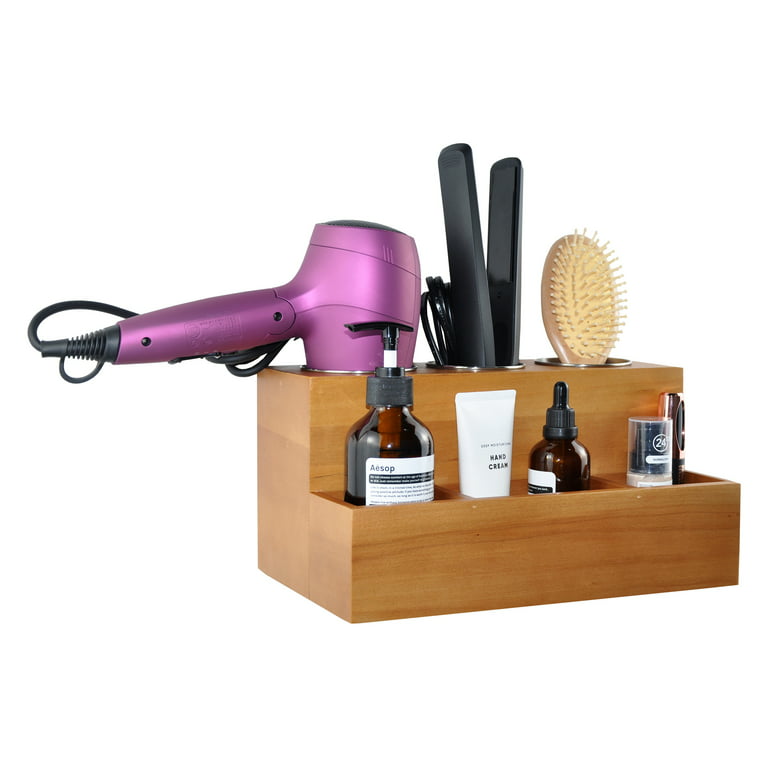 Hair Dryer & Tools Organizer - Flat Iron, Curling Wand, Brushes