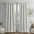 thumbnail image 1 of Cortinas Joydeco Velvet Grey 132 x 229 cm con aislamiento térmico, 1 of 7