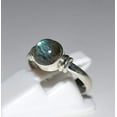 thumbnail image 2 of Navya Craft Labradorite Round 925 Sterling Silver Handmade Women Statement Ring Size 8.0, 2 of 4