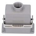 thumbnail image 1 of Heavy Duty Connector,Rectangular Aviation Connector Plug Single Button 10Pin Industrial Supplies for Automation, Machinery,High Temperature Powder Coated, 1 of 7