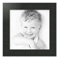 thumbnail image 2 of ArtToFrames 19" x 19" Obsidian Echo Glossy Blk Picture Frame, 19x19 inch Black Wood Poster Frame (WOM-5268),  Pack, 2 of 7