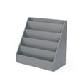 thumbnail image 4 of Humble Crew Camden Kid's /Toddler Wooden Bookcase Storage Rack with 5 Tiers, Grey, 4 of 5