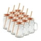 thumbnail image 1 of 24 Pack Mason Jar Frasco Tapa Tarro Popotes, 1 of 5