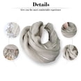 thumbnail image 2 of Lojalitet Bufanda circular infinita de invierno de punto acanalado grueso para mujer, 2 of 5