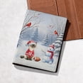 thumbnail image 5 of Hello Winter Siamese Football Snowman Welcome Snowy Morning Travel Passport Wallet Cat Lover Kitten Owner Gifts PU Leather Passport Holder Cover - 01012, 5 of 5