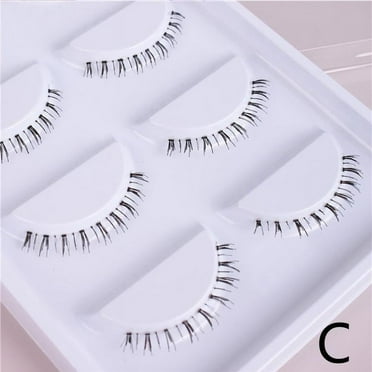 5 Pairs Lower Under Bottom Fake False Eyelashes Cross 15*9*1cm Lashes Eye B5W7