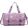 thumbnail image 1 of Pequeña bolsa de gimnasio para mujer, lindas bolsas de deporte de viaje con compartimento para zapatos y bolsillo húmedo, bolsa de llevar para el fin de semana, bolsa de gimnasio para entrenamiento de, 1 of 4