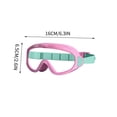 thumbnail image 3 of Kids Swimming Goggles Set - Waterproof and Anti-Fog Design, Kids Swimming Goggles - Waterproof & UV-Protective Large Frame Goggles, Adjustable Strap for Ages 6-14, High-Definition Vision, 3 of 4