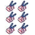 thumbnail image 1 of 6 uds bandera americana DIY parche bordado de tela pegatina para coser accesorios de ropa, 1 of 10