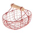 thumbnail image 4 of GROWTH TANK 2x Panier à Fruits Rustique Rangement pour Pain Décor pour Centres de Table Maison Restaurant Blanc et Rouge, 4 of 9