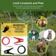 thumbnail image 3 of Alambre de Cerca EléCtrica Conecte el Cargador de Cerca EléCtrica, Cerca EléCtrica, Alambre Conductor de Cerca EléCtrica con Pinza de Cocodrilo, 3 of 5