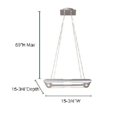 thumbnail image 2 of PD637-4S-Jesco Lighting-Adagio - Four Light Square Pendant, 2 of 2