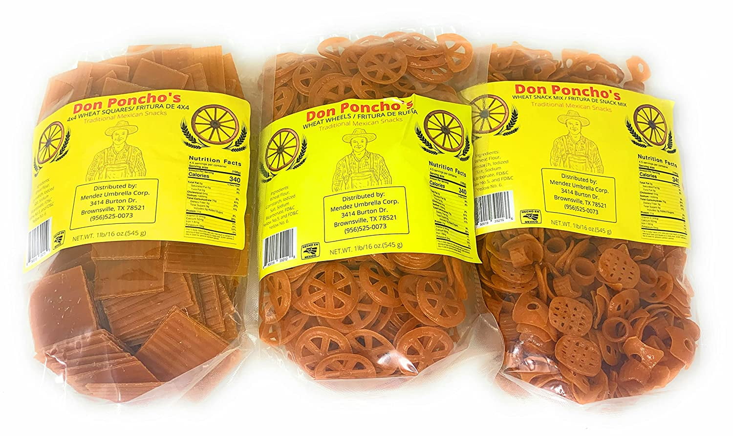  New 311895 El Ponchin Churritos Mexicanos 2.5 Oz (24-Pack)  Snacks Cheap Wholesale Discount Bulk Snacks Snacks Fashion Accessories :  Grocery & Gourmet Food