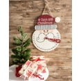 thumbnail image 2 of DII Christmas Advent Decorative Wooden Countdown Calendar, 16.75x12.75", Santa Beard, 2 of 3