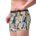 thumbnail image 3 of Kdxio Men's Boxer Briefs with Llama and Cactus1 Print - Comfortable and Breathable Underwear for Everyday Wear, 3 of 7