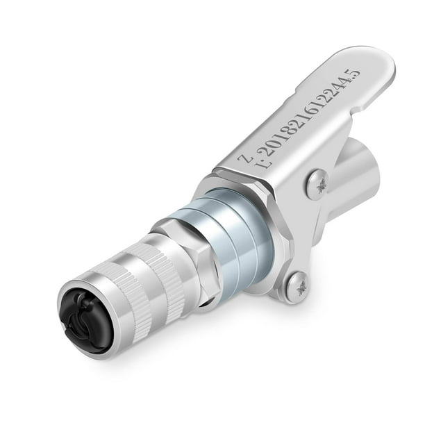 Saker Grease Gun CouplerUpgrade to 12000 PSI, Duty Quick Release