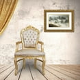 thumbnail image 3 of Z. Chan, Jamie 24x16 Gold Ornate Wood Framed with Double Matting Museum Art Print Titled - Silver White Winter that Melts into Spring, 3 of 4