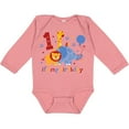 thumbnail image 3 of Inktastic Safari 1st Birthday Boys or Girls Long Sleeve Baby Bodysuit, 3 of 5