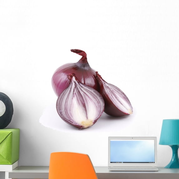 Red Onion Wall Mural by Wallmonkeys Peel and Stick Graphic (24 in H x 24 in W) WM39750