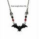 thumbnail image 4 of Halloween Necklace Retro Animal Black Bat Necklace Gothic Style Neck Jewelry Party Accessories, 4 of 5