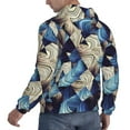 thumbnail image 6 of Haiem Abstract Blue Squares Patterned Men's Hoodie with Kangaroo Pocket - Ideal Pullover Sweatshirt for Daily Wear, Travel, and Home-Large, 6 of 7