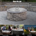 thumbnail image 3 of Weather Resistant Spark Screen Cover for Fire Pit - Durable 304 Stainless Steel Mesh Protector with Handle - Ideal for Outdoor Patio, Bonfire, and Grill Protection - Silver, 27x27 Inch, 3 of 7