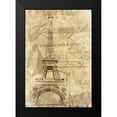 thumbnail image 2 of Grey, Jace 11x14 Black Modern Framed Museum Art Print Titled - Paris F, 2 of 5