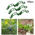 thumbnail image 3 of Clips de soporte para plantas, ligeros, para jardín, escalada, enrejado, para berenjena 100 piezas, 3 of 6