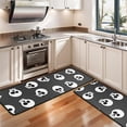 thumbnail image 3 of Kitchen Rugs Sets Of 2,Gray Halloween Skulls Anti Fatigue Kitchen Mat Rugs Non Slip Washable,Decorative Kitchen Floor Mats for Kitchen,Sink,Laundry,17"x47"+17"x47", 3 of 5