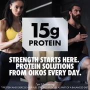 Oikos Triple Zero 15g Protein, 0g Added Sugar, Fat Free Peach Greek Yogurt Cup, 5.3 oz