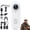 4K-White, variant on Hunt Sight Body Camera, Hunt Sight Camera, 4k 160° Wide-Angle Lens with Stabilization Technology, Automatic Locking System with Waterproof Housing, Wi-Fi Enabled and Thumb-Sized, Ideal for Outdoor