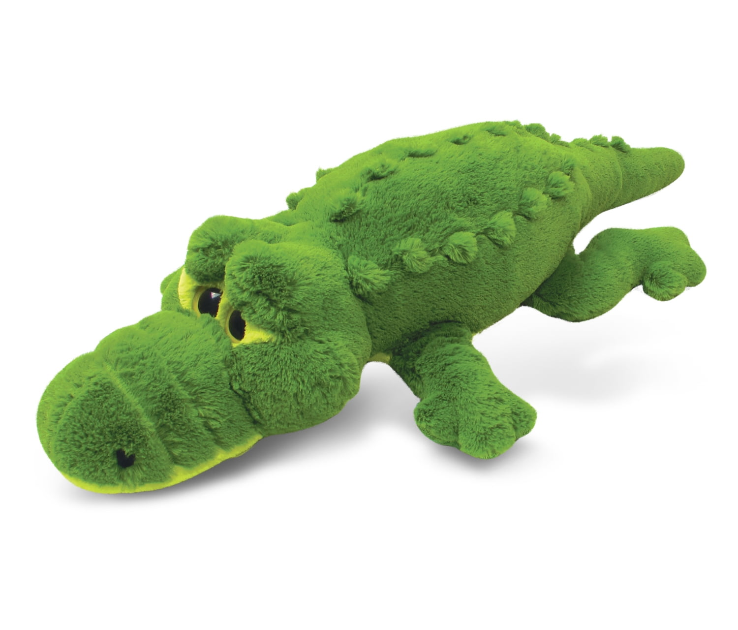DolliBu Plush Alligator Stuffed Animal Pillow Size - Super Soft Animal Pillow for Kids, Cozy Nap Buddy, Floor Pillow for Kids & Toddlers, Jumbo Hugging Plush, Travel Cuddle Pillow for Kids - 34 Inch