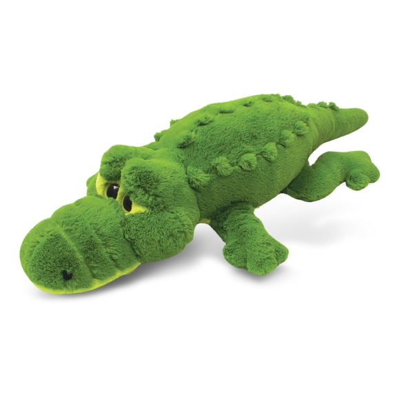 DolliBu Plush Alligator Stuffed Animal Pillow Size - Super Soft Animal Pillow for Kids, Cozy Nap Buddy, Floor Pillow for Kids & Toddlers, Jumbo Hugging Plush, Travel Cuddle Pillow for Kids - 34 Inch