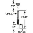thumbnail image 2 of Prime-Line L 5843 Window Screen Plunger Latches, 5/32-Inch by 1-1/2-Inch, Aluminum,(Pack of 4), 2 of 2