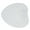 White, variant on Riousery Urinal Screen Deodorizer, Anti-Splash Scented Urinal Mats, Large Hole Design Blue 1 Pack / 19 cm x 17 cm