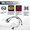 thumbnail image 4 of Front Left ABS Wheel Speed Sensor for Kia Rio Mk3 2011-2022 No.598101W000 Black, 4 of 7