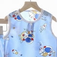 thumbnail image 4 of HCNTES Toddler Baby Boys Girls 2 Piece Outfits Girl Boy Summer Clothes Kids Sport T Shirts and Shorts Kid Outfit Sets For 2t 3t 4t 5t 6t 7t Kid Short(C01-Blue,5-6 Years), 4 of 4