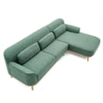 thumbnail image 2 of Solid Wood Sectional - Green - RightFacing, 2 of 4