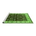 thumbnail image 2 of Ahgly Company Machine Washable Indoor Round Oriental Green Industrial Area Rugs, 5' Round, 2 of 4