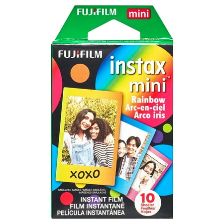 Fujifilm Instax Mini Film - Rainbow (10 Exposures)