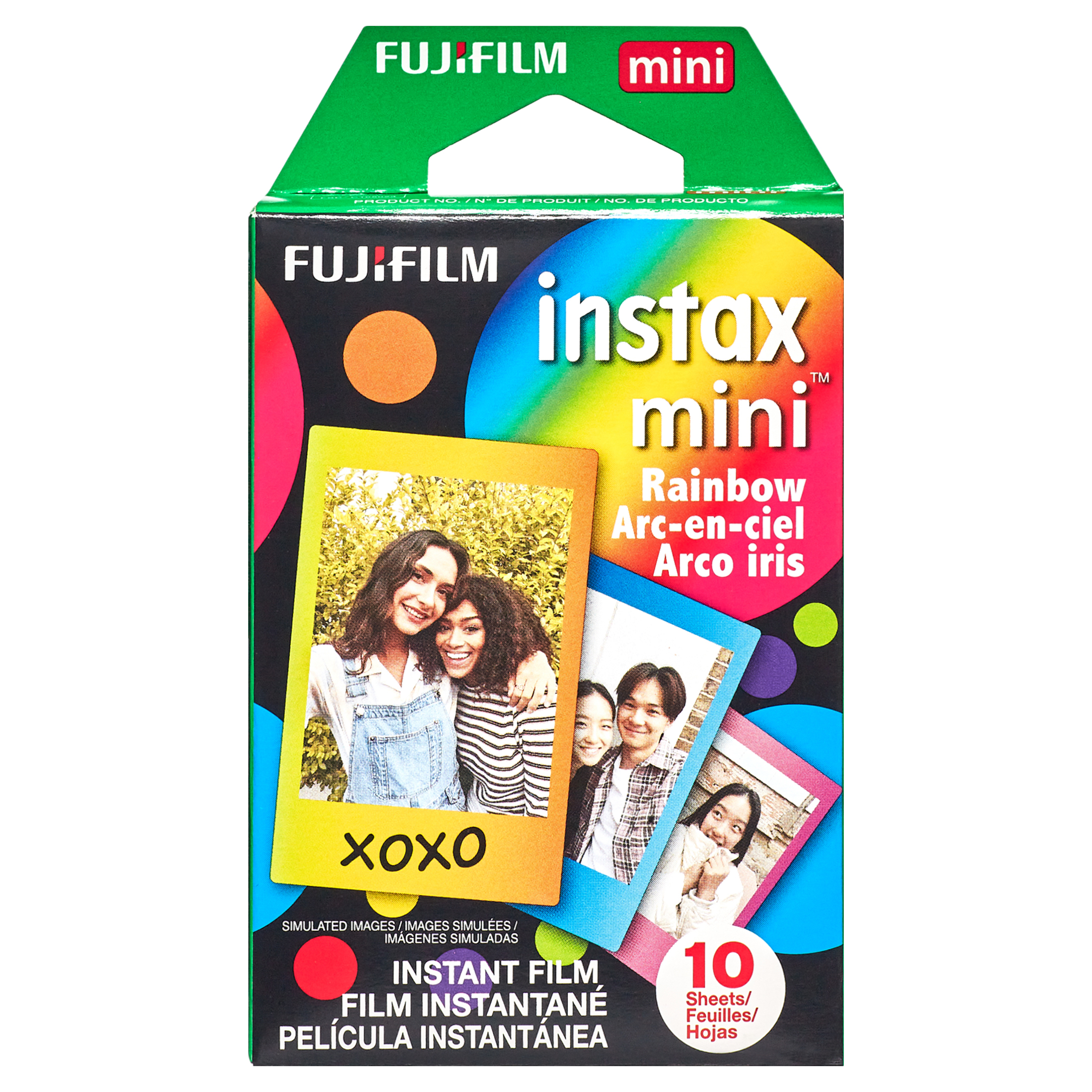 Fujifilm Instax Mini Film - Rainbow (10 Exposures)