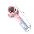 thumbnail image 3 of Pink Plastic 2 In 1 Handheld Misting Fan Rechargeable Portable Spray For Travel Office Outdoor 7.08X3.14X2.16 Inch, 3 of 7