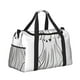 thumbnail image 2 of Balery Cute Ghost Simple Drawing Bolsa de Gimnasio para Mujeres, Bolsa de Viaje con Bolsillo Húmedo, Bolsa de Fin de Semana para Mujeres, Bolsa de Viaje Resistente al Agua, 2 of 7