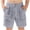 Gray, variant on snilers Boys Cotton Linen Shorts Summer Lightweight Casual Loose Pull On Elastic Waist Beach Shorts with Pockets 5-15 Years