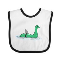 Inktastic Nessie Shark Boys or Girls Baby Bib