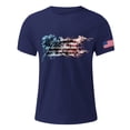 thumbnail image 4 of UngA 250 USA Shirt, Mens American Flag Shirt 4th of July T-Shirt USA Flag 1776 Patriotic Graphic Tee Short Sleeve Memorial Day Tops (Dark Blue,L), 4 of 7