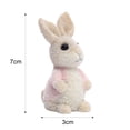 thumbnail image 2 of CNKOO Bunny Shape Table Decoration Finely Designed Cute Appearance For Christmas New Year Easter Gift, 2 of 2