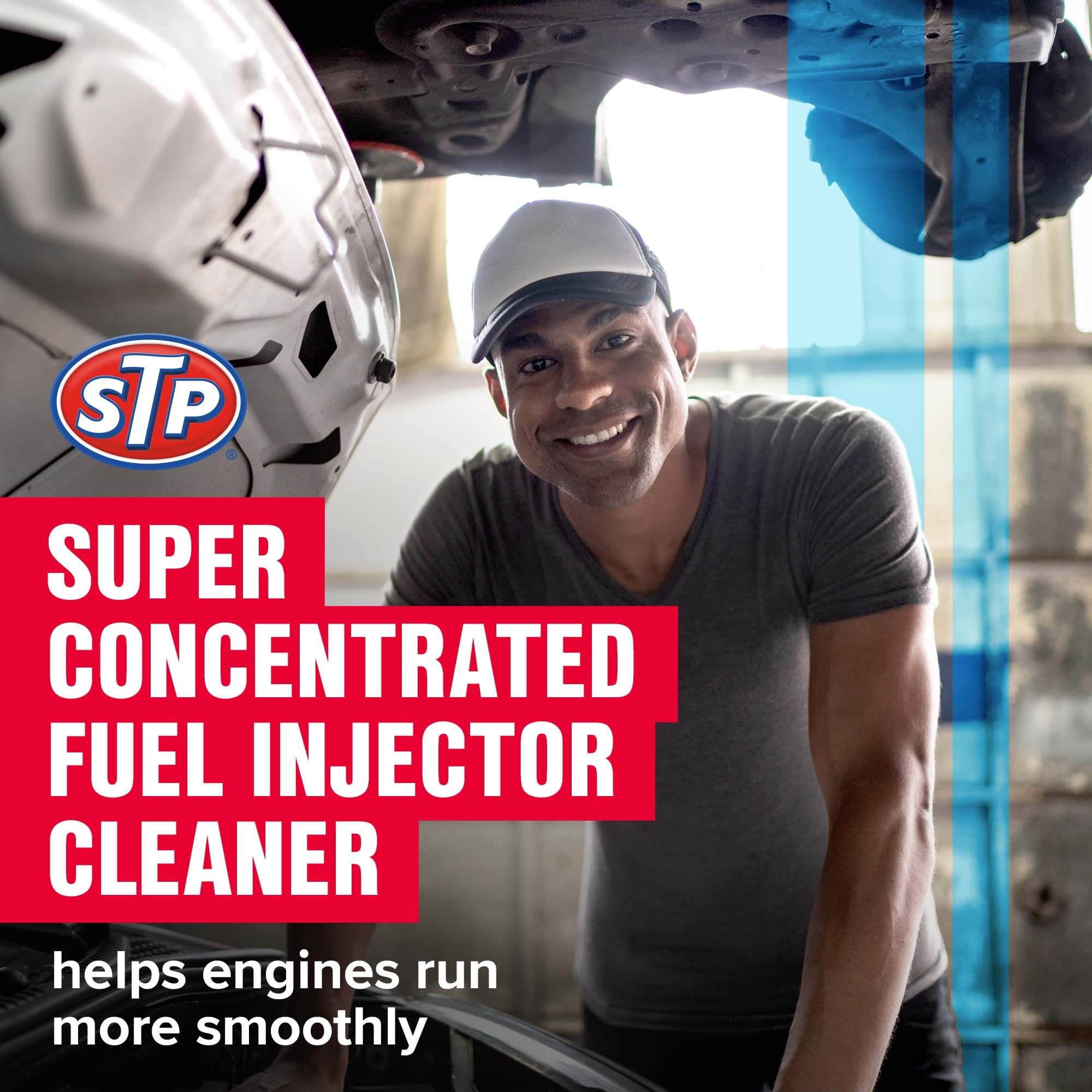 STP NETTOYANT POUR INJECTEURS STP® EN FORMULE POUR KILOMÉTRAGE ÉLEVÉ, 155mL Le nettoyant pour injecteurs STP® en formule pour kilométrage élevé est sans danger pour les moteurs à carburateur.