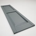 thumbnail image 6 of 14 3/4"W x 63"H EverColor Raised Panel Exterior Vinyl Shutters, w/Installation Shutter-Lok's & Matching Screws (Per Pair), Storm Cloud, 6 of 9