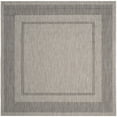 thumbnail image 6 of SAFAVIEH Courtyard Agnes Bordered Indoor/Outdoor Area Rug, Beige/Black, 2'7" x 5', 6 of 9